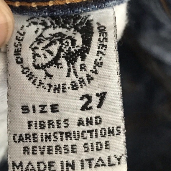 DIESEL Industry Basic Jeans Women's size 27 Boot Cut Made in Italy Med Wash - Picture 4 of 6
